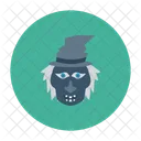 Ghost Clown Scary Icon
