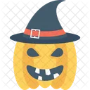 Witch Pumpkin Hat Icon