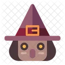 Witch Avatar Face Icon