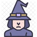 Witch Halloween Costume Party Icon