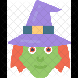 Witch Icon - Download in Flat Style