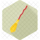 Witch Broom Black Magic Broomstick Icon