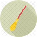 Witch Broom Black Magic Broomstick Icon