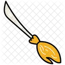 Witch Broom Broom Halloween Icon