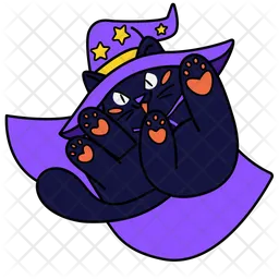 Witch Cat  Icon