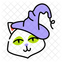Witch Cat  Icon