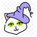 Witch Cat Halloween Cat Cute Cat Icon
