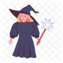 Witch Character Fantasy Female Female Magician Icon