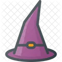 마녀 모자 마술 아이콘