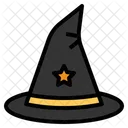 Witch Hat Halloween Witchcraft Cap Icon