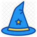 Witch Hat Halloween Witchcraft Cap Icon