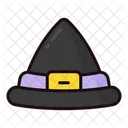 Witch Hat Halloween Scary Icon