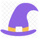 Witch Hat Wizard Hat Halloween Cap Icon
