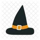 Witch Hat Pointed Cap Sorcerers Hat Icon