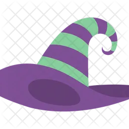 Witch hat Halloween  Icon