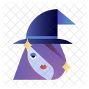 Witch Hat Woman Icon