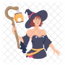 Witch Lantern Witch Lamp Spellcaster Girl Icon
