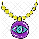 Witch Pendant Necklace Ladies Ornaments Icon