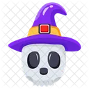 Witch Skull Skullcap Witchcraft Icon