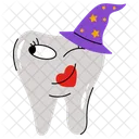 Witch Tooth Broken Teeth Teeth Icon