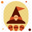 Witches Hat Witch Hat Hallowen Hat Icon