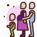 Withchild Family Family Maternity Child Icon