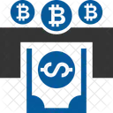 Withdraw Bitcoin  Icon