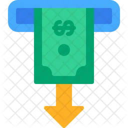 Withdraw Money  Icon