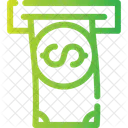 Withdrawal Cash Taking Icon