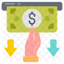 Withdrawal Cash Withdrawal Emergency Cash Icon