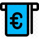 Withdraw Withdrawal Euro Icon