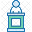 Law And Judgement Criminal Witness Icon