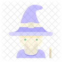 Wizard Witch Halloween Icon