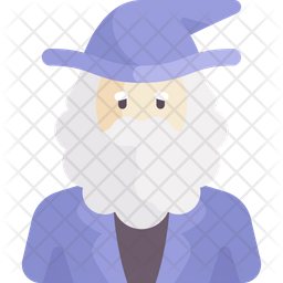 Wizard Icon - Download in Flat Style