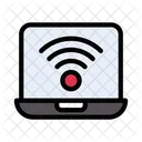 WLAN Internet Laptop Icon