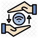 WLAN Signal Teilen Symbol