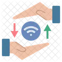 WLAN Signal Teilen Symbol