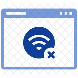 WLAN blockiert  Symbol