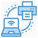 WLAN-Drucker  Symbol