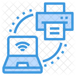 WLAN-Drucker  Symbol