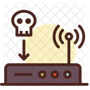 WLAN Gefahr WLAN WLAN Hacker Icon