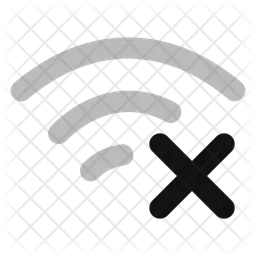 WLAN getrennt  Symbol