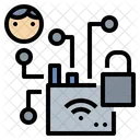 Hacker WLAN Signal Icon