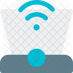 WLAN-Hologramm  Symbol