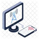 WLAN-Hotspot  Symbol