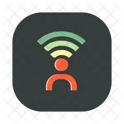 WLAN-Kontakt  Symbol