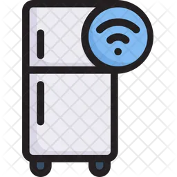 WLAN-Kühlschrank  Symbol