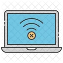 WLAN Laptop Laptop Verbindung Verbundenes Gerat Symbol