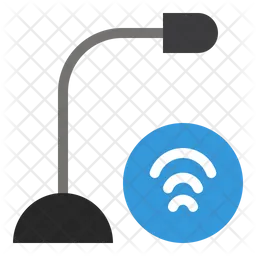 WLAN-Mikrofon  Symbol