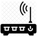 Internetverbindung WLAN Router WLAN Modem Symbol